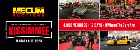 The car count exceeded 3,000 in 2019 and after retrenching during Covid popped back over 3,000 in 2022. . Mecum scottsdale 2023